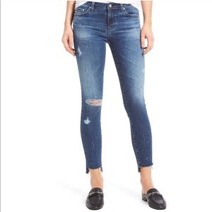 AG the legging step hem skinny jeans